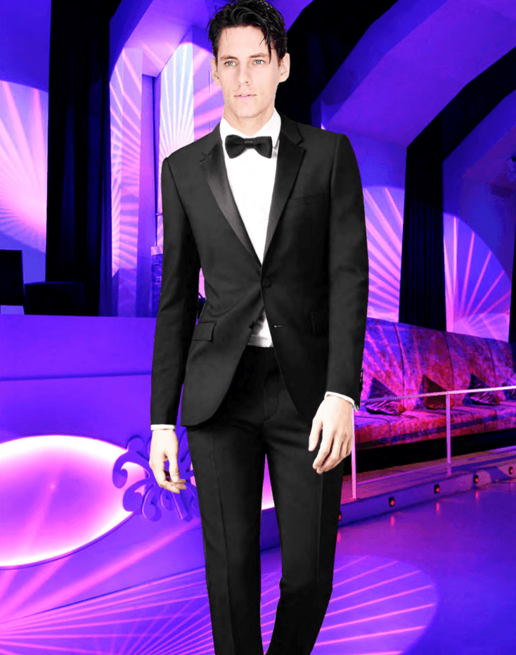 Black - Slim tuxedo
