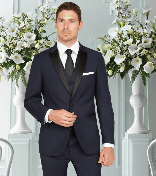Navy tuxedo